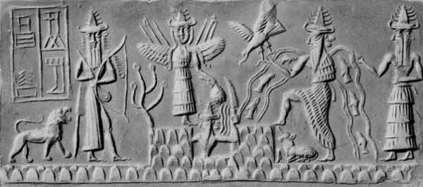 [Ishtar (Venus) aids in the resurrection of Shamash (Jupiter)]