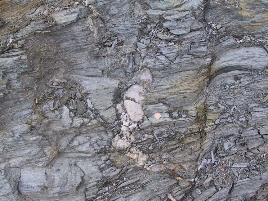 Slate (metamorphosed shale).