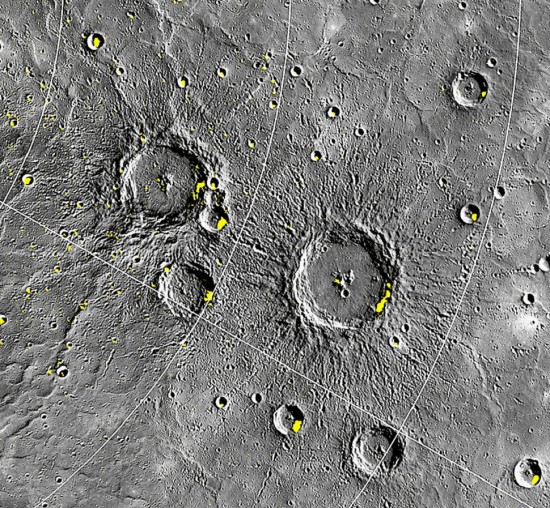 Mercury's north pole 