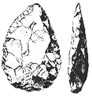 [Image:
Acheulean hand axe.]