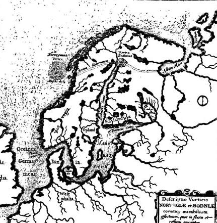 [Image: Mundus Subterraneus
map]