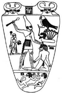 [Image: The
Narmer Palette of 3050 BC, Egypt]