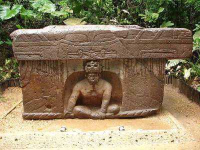 [image: Olmec stone altar]